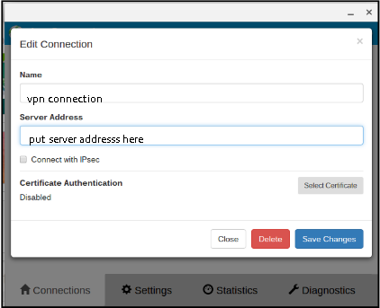 setup vpn in chromeos