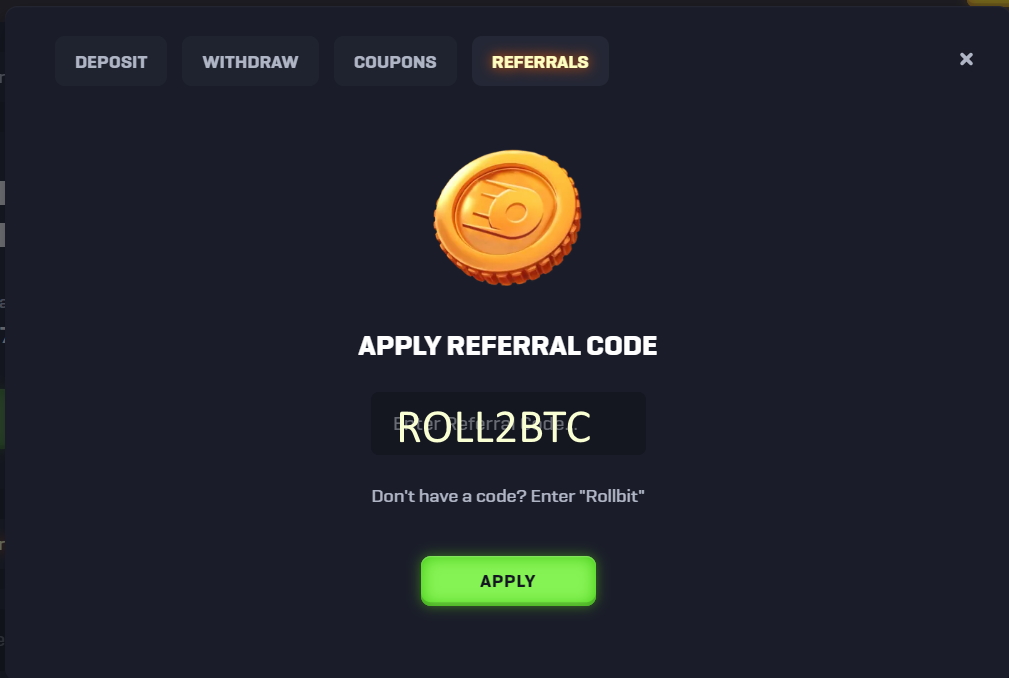 Rollbit promo code