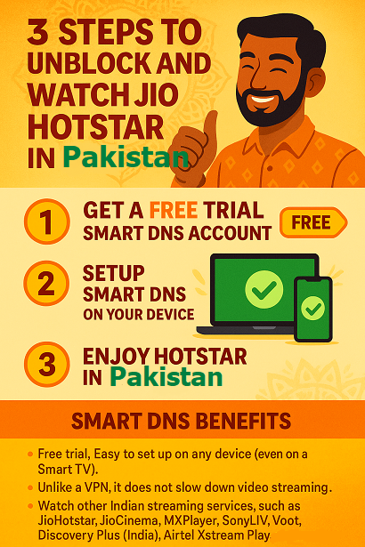 How to watch Jio Hotstar in Pakistan