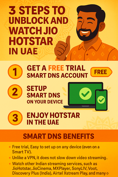 How to watch JioHotstar in UAE Dubai