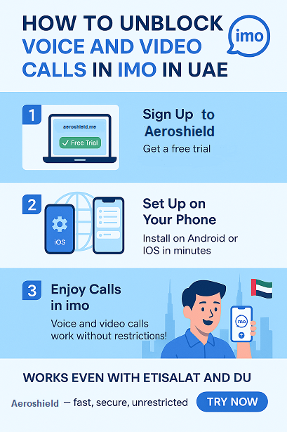 How to unblock IMO in UAE Dubai