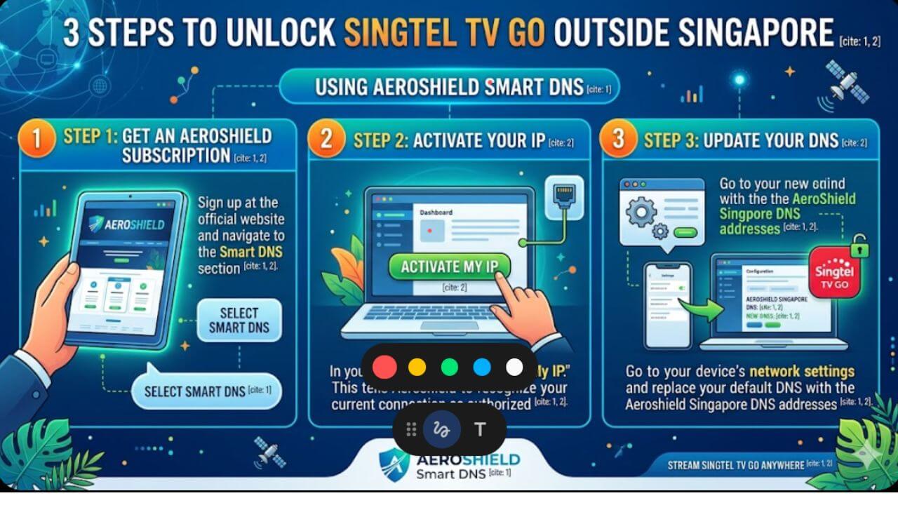 3 Steps to Unlock Singtel TV GoGet an Aeroshield Subscription