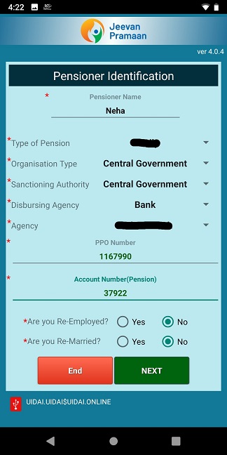 Jeevan Pramaan face app outside India how to